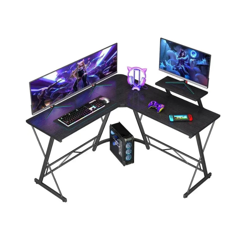 L-Shaped Gaming Computer Desk
