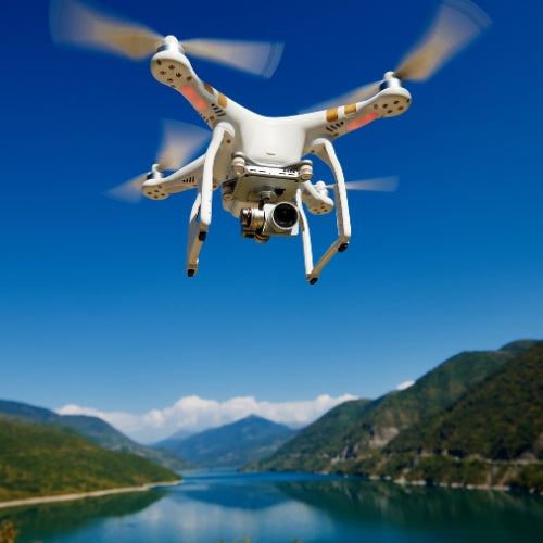Advanced drones with high-definition cameras for aerial exploration and photography