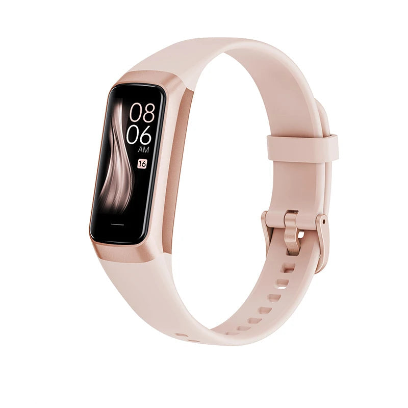 New Smart Fitness Band Men Women AMOLED Clock Temperature Blood Oxygen Pressure Smartwatch Waterproof Watch for IOS Android