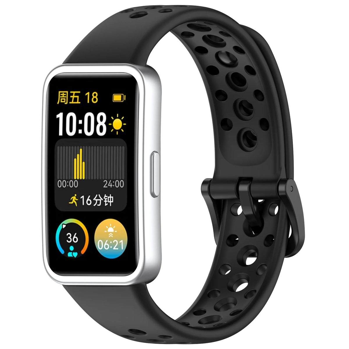 Silicone Straps for  Band 10 9 8 Replacement Sport Breathable Bracelet Correa  Smart Band 8 9 10 Strap Accessories