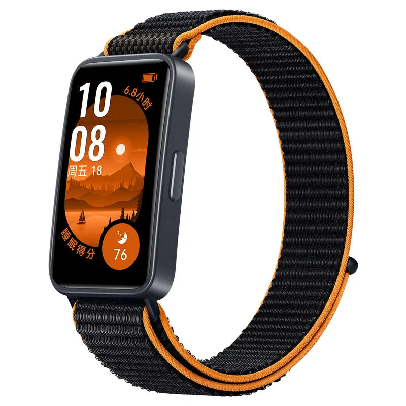 Nylon Loop Strap for  Band 10 9 8 Sports Breathable Comfortable Wristband Bracelet  Band 10 Correa Belt Accessories