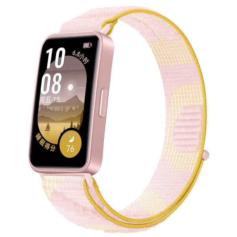 Nylon Loop Strap for  Band 10 9 8 Sports Breathable Comfortable Wristband Bracelet  Band 10 Correa Belt Accessories