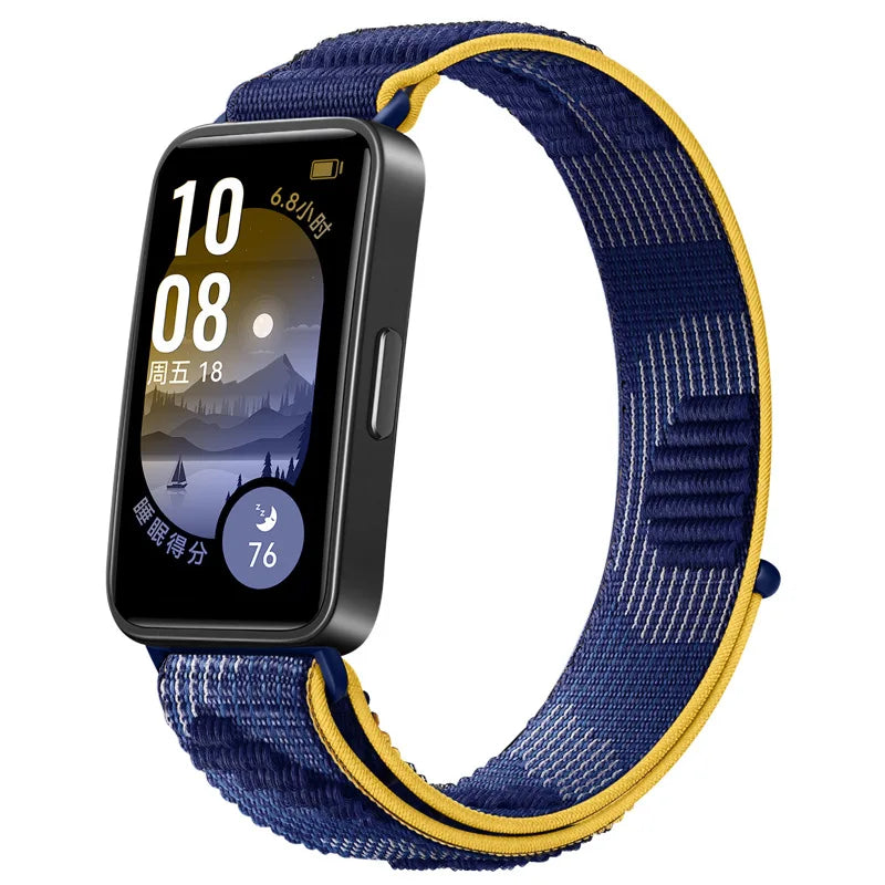 Nylon Loop Strap for  Band 10 9 8 Sports Breathable Comfortable Wristband Bracelet  Band 10 Correa Belt Accessories