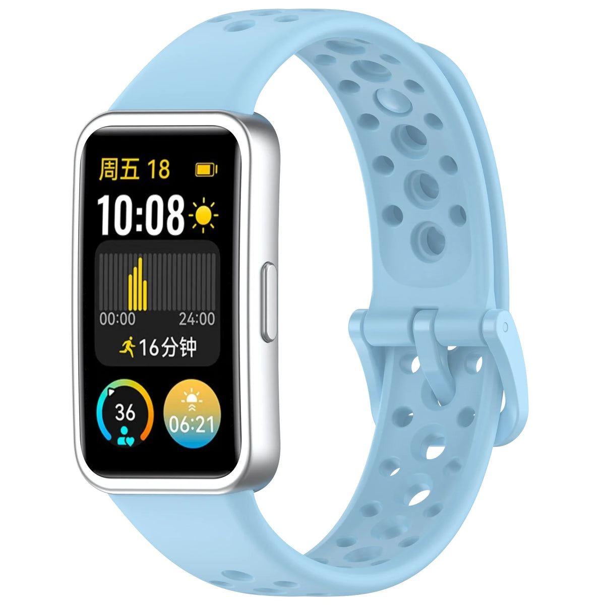 Silicone Straps for  Band 10 9 8 Replacement Sport Breathable Bracelet Correa  Smart Band 8 9 10 Strap Accessories