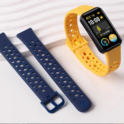 Silicone Straps for  Band 10 9 8 Replacement Sport Breathable Bracelet Correa  Smart Band 8 9 10 Strap Accessories