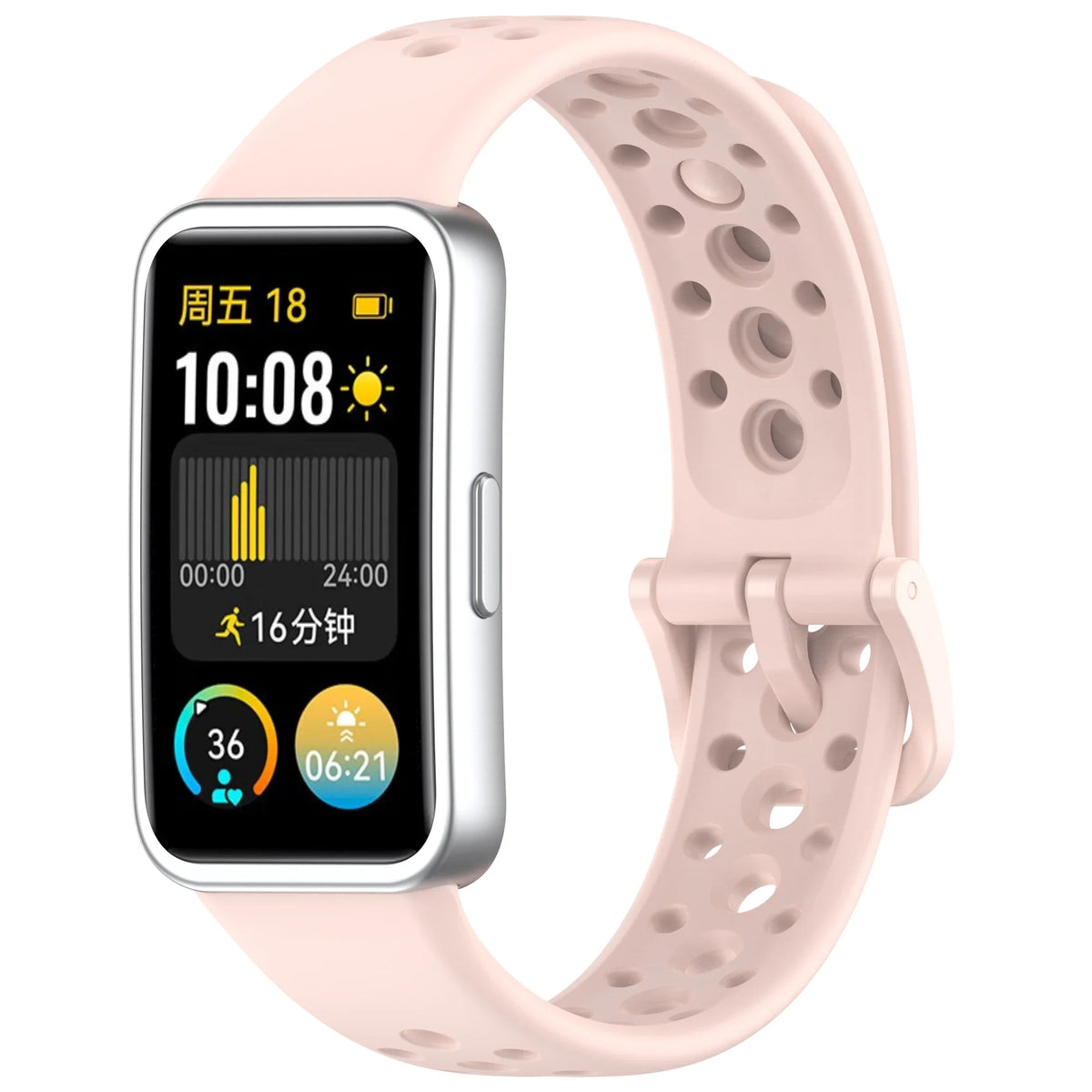 Silicone Straps for  Band 10 9 8 Replacement Sport Breathable Bracelet Correa  Smart Band 8 9 10 Strap Accessories