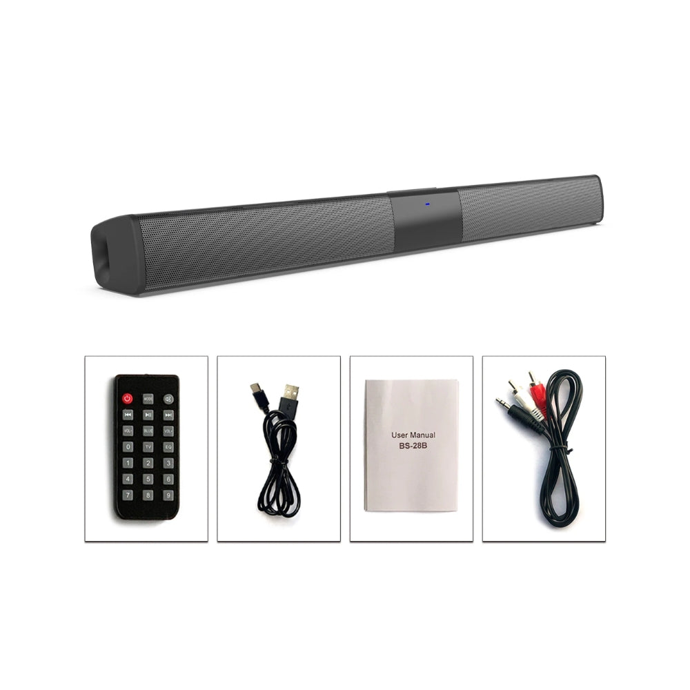 Bluetooth Stereo Soundbar Speaker