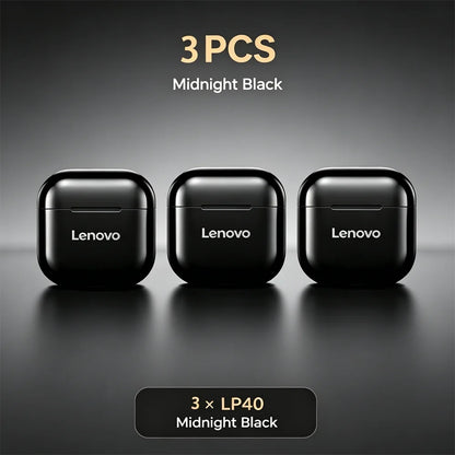 Original Lenovo LP40 Wireless Bluetooth5.4 Headphones TWS Earphones Touch Control Sport Headset Stereo Earbuds For Phone Android