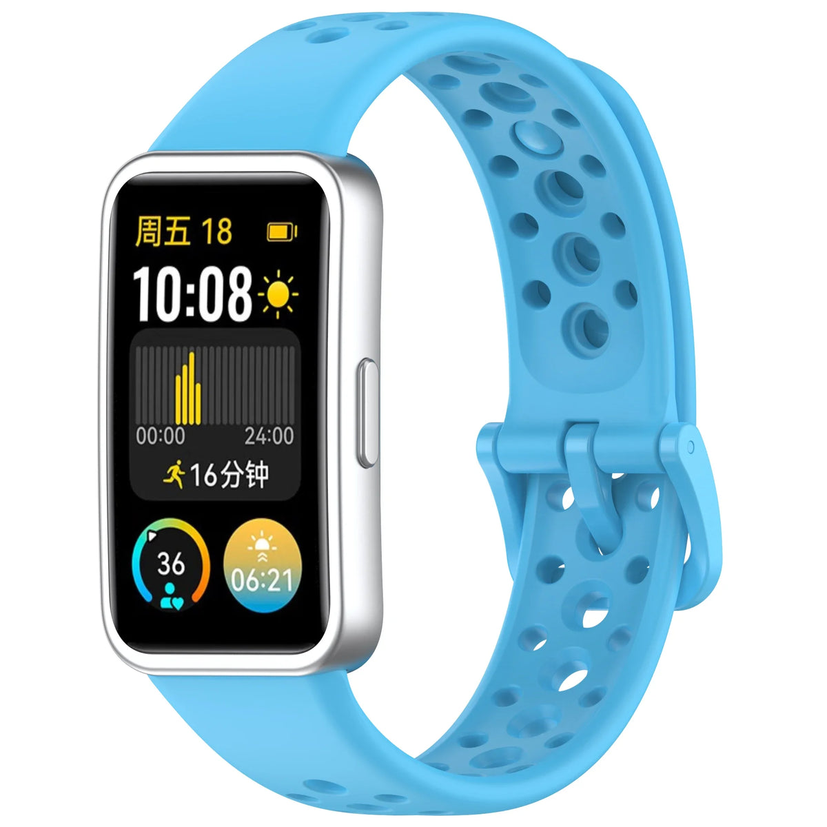 Silicone Straps for  Band 10 9 8 Replacement Sport Breathable Bracelet Correa  Smart Band 8 9 10 Strap Accessories