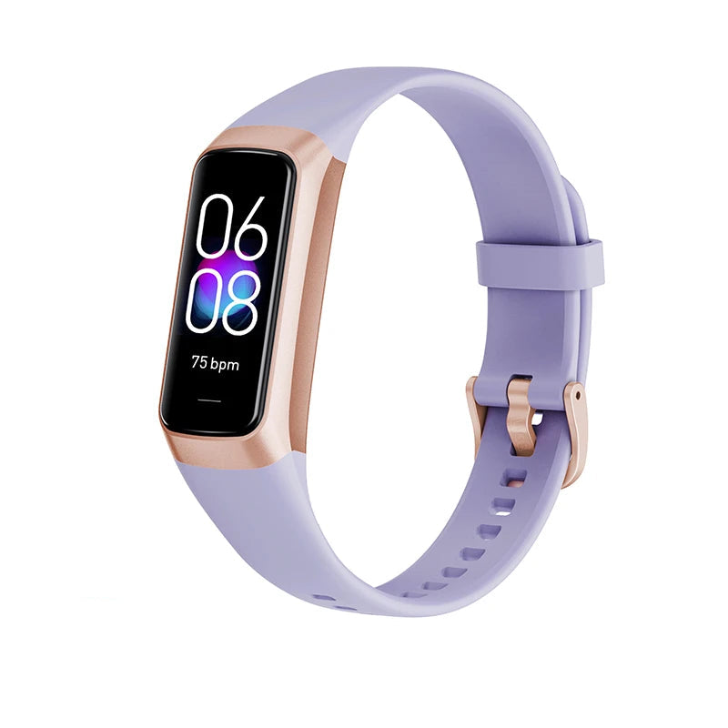 New Smart Fitness Band Men Women AMOLED Clock Temperature Blood Oxygen Pressure Smartwatch Waterproof Watch for IOS Android
