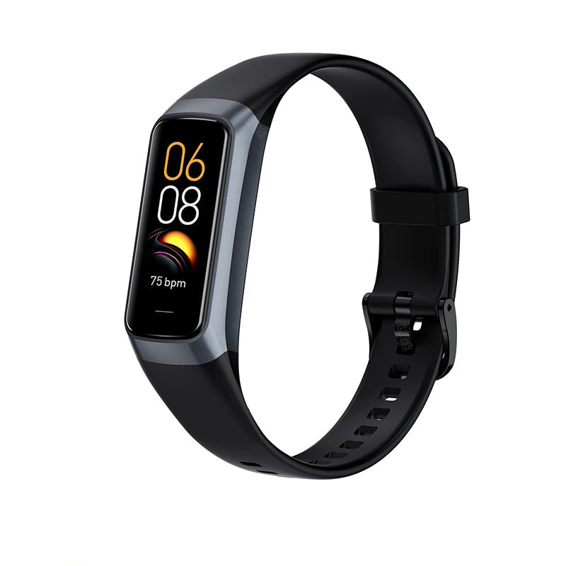 New Smart Fitness Band Men Women AMOLED Clock Temperature Blood Oxygen Pressure Smartwatch Waterproof Watch for IOS Android