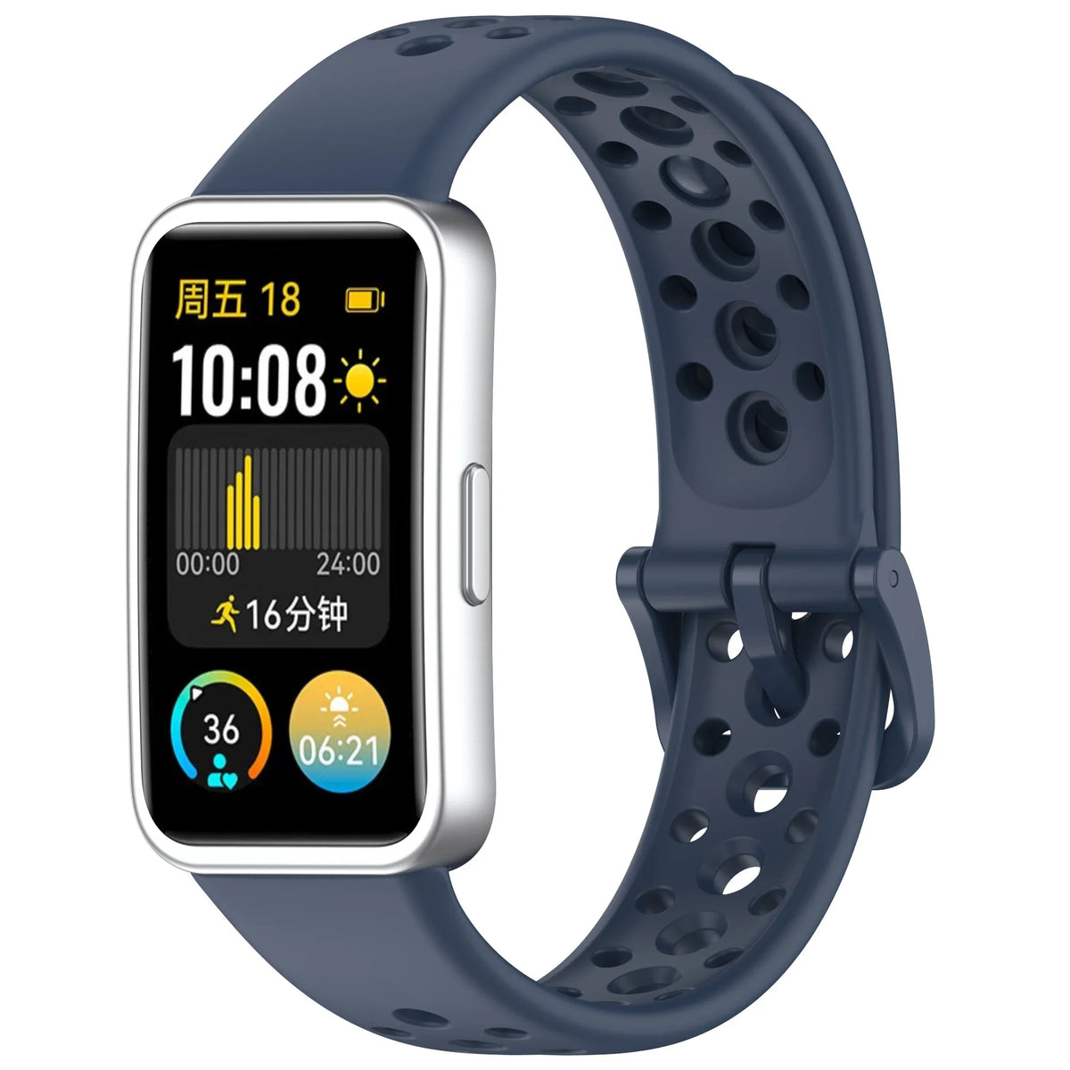 Silicone Straps for  Band 10 9 8 Replacement Sport Breathable Bracelet Correa  Smart Band 8 9 10 Strap Accessories