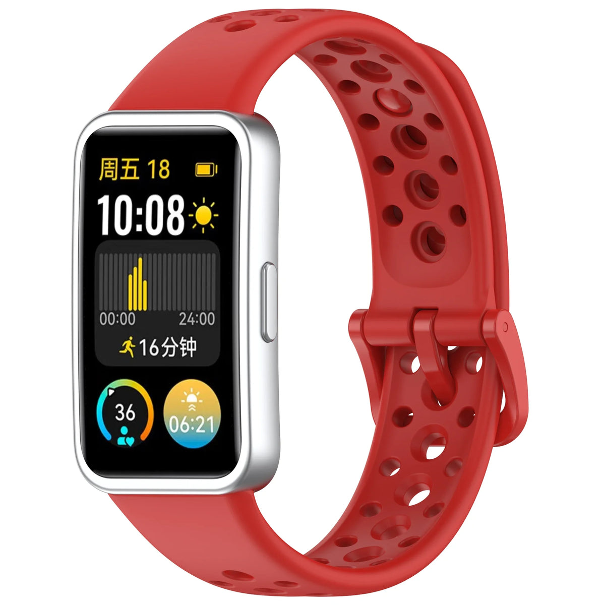 Silicone Straps for  Band 10 9 8 Replacement Sport Breathable Bracelet Correa  Smart Band 8 9 10 Strap Accessories