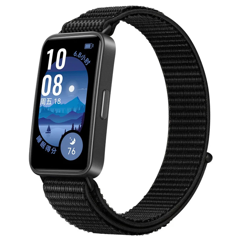 Nylon Loop Strap for  Band 10 9 8 Sports Breathable Comfortable Wristband Bracelet  Band 10 Correa Belt Accessories